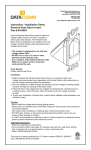 PDF Installation Sheet