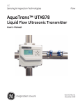 GE Panametrics AquaTrans UTX878 Manual PDF