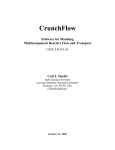 a copy of the CrunchFlow manual