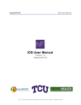 iOS User Manual - Texas Christian University