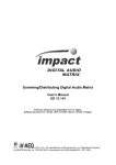 Summing/Distributing Digital Audio Matrix
