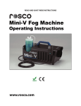 Mini-V Fog Machine - Rosco Laboratories
