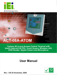 ACT-08A-ATOM All-in-One Access Control Terminal User Manual