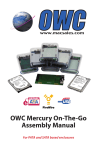 OWC Mercury On-The-Go Assembly Manual