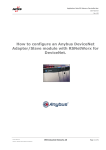 How to configure an Anybus DeviceNet