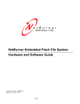 NetBurner User`s Manual - Bluewater Designworks, LLC