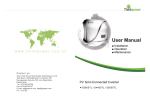 S Series User Manual（3.6KW-4.4KW-5KW）