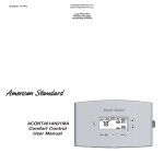 ACONT401AN21MA Comfort Control User Manual