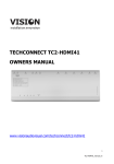 Vision HDMI 4:1 Switch User manual