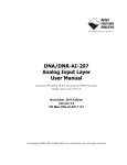 DNA-AI-207 Product Manual - United Electronic Industries