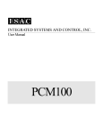 PCM100 User`s Manual