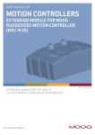 User Manual for Motion Controllers - Extension Module