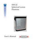 Spherical Lesion Phantom User Manual