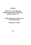 TeleWell TW-EA716/ TW-EA1000 ADSL modeemi