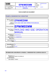 EPM/MEEMM PAYLOAD AND GSE OPERATION MANUAL