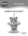 User`s Manual Cuddle & Sing CodyTM