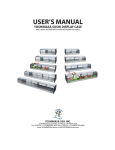 USER`S MANUAL - Yoshimasa USA Inc.