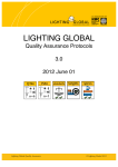 Lighting Global Quality Assurance Protocols 3.0 - Global Off