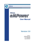 eMPower User Manual, Version 3.6