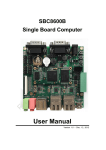 SBC8600B User Manual