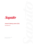 IOS User Manual v3.0 - Saputo`s Internet Ordering System!