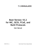 NIC/iSCSI/FCoe Boot Code Manual