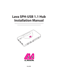 SPH-USB 1.1 Hub Installation Manual