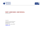 Ruby Laser Basic: User Manual