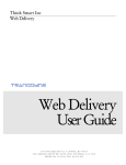Web Delivery User Manual V1.0 - Medical Transcription from