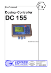 User`s manual Dosing- Controller DC 155