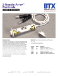 2-Needle Array Electrode User`s Manual