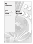 1747-6.8, Direct Communication Module, User Manual