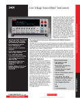 Low Voltage SourceMeter® Instrument
