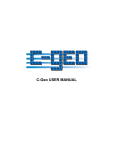 C-Geo USER MANUAL