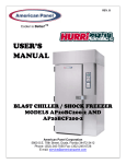 USER`S MANUAL - American Panel