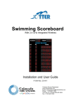 Otter Swimming Scoreboard User Guide (F1004)