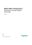 BMX NRP 0200/0201 - M340 Fiber Converter - Schneider