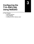 Configuring the T1H--EBC(100) Using NetEdit3