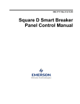 Square D Smart Breaker Panel Control Manual