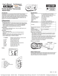 User`s Manual Pocket InfraRed Thermometer Model IR205