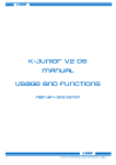 K-Junior Operating System Manual - K