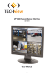 17” LED Surveillance Monitor