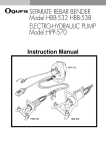 User Manual - Metal Cutters