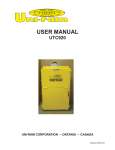 USER MANUAL - Uni