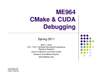 ME964 CMake & CUDA Debugging