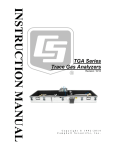 TGA Series Trace Gas Analyzers