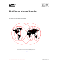 Tivoli Storage Manager Reporting - e
