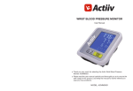 ACMMD001 Blood Pressure Monitor Wrist MAN