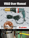 VRAD User Manual - Global Mining Products