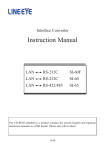 Instruction Manual - lineeye co., ltd.